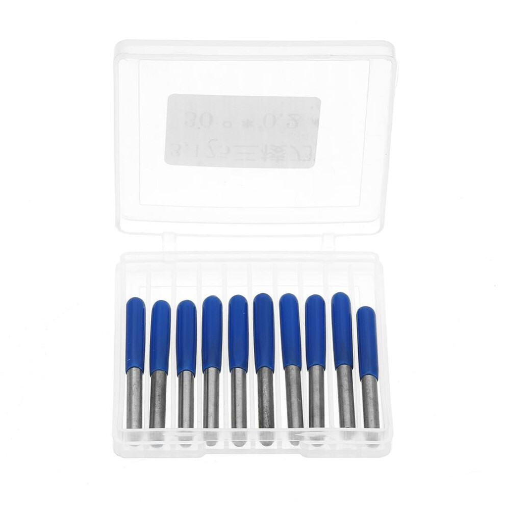 (0.2Mm) 10Pcs 15 Degree 0.1/0.2/0.3Mm Tip 3.175Mm Shank Engraving Bit Cnc Tool 6112211945668