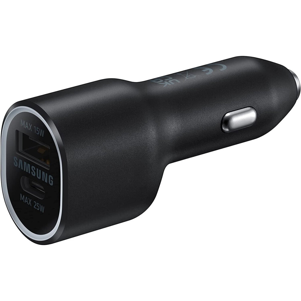 Samsung 40W Dual USB Car Charger Black - EP-L4020NBEGEU