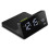 Braun Braun Digital Alarm Clock with Wireless Fast-Charging Pad, Black, BC21BUK 1