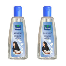 (Pack of 2) Parachute Advansed Jasmine Hair Oil 190ml-Moisturizes Hair Efficiently-Coconut Oil Enriched With Jasmine Extracts & Vitamin E-Light, Non Sticky Format