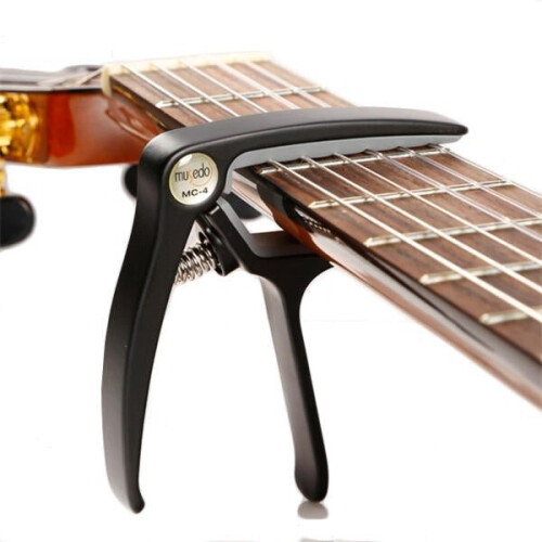 Soft Silica Metal Quick Change Key Capo for Classical Folk Guitar 1