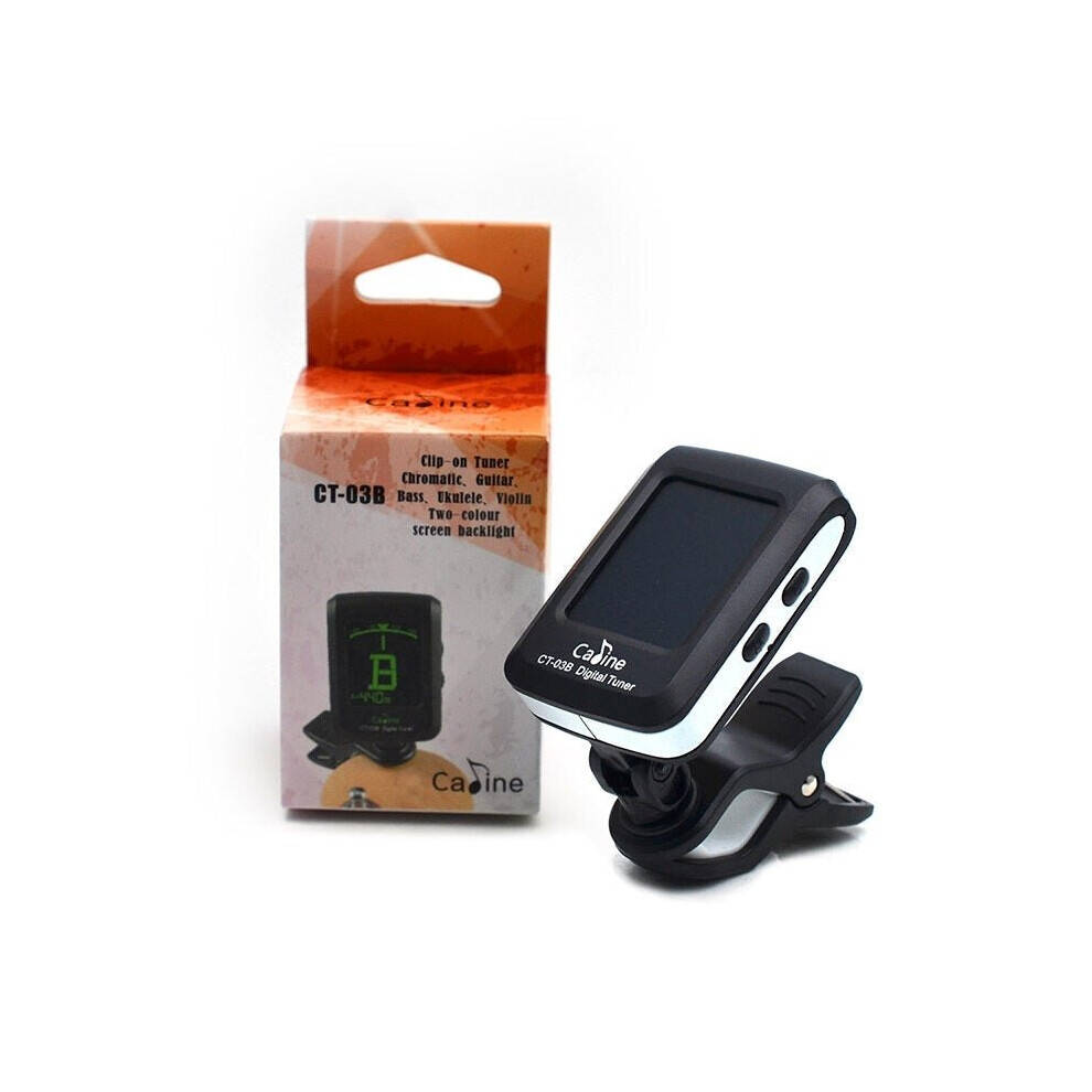 Multifunctional Electric Acoustic Guitar Tuner Digital Tuner LCD Clip-On Chromatic Guitar Bass Ukulele Violin