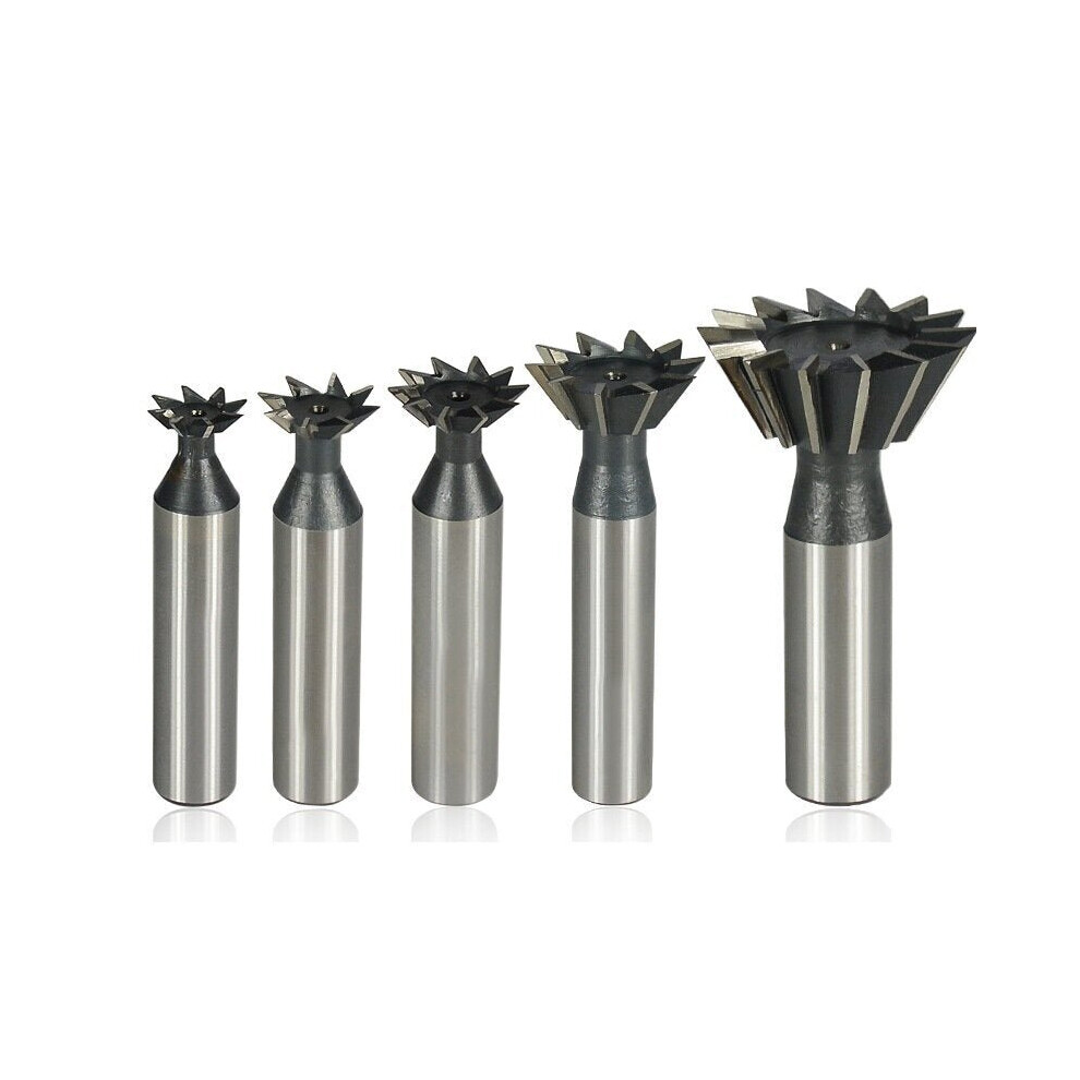 (10*45) 45 55 60 Degree Dovetail Milling Cutter CNC Planer Straight Shank High Speed Steel