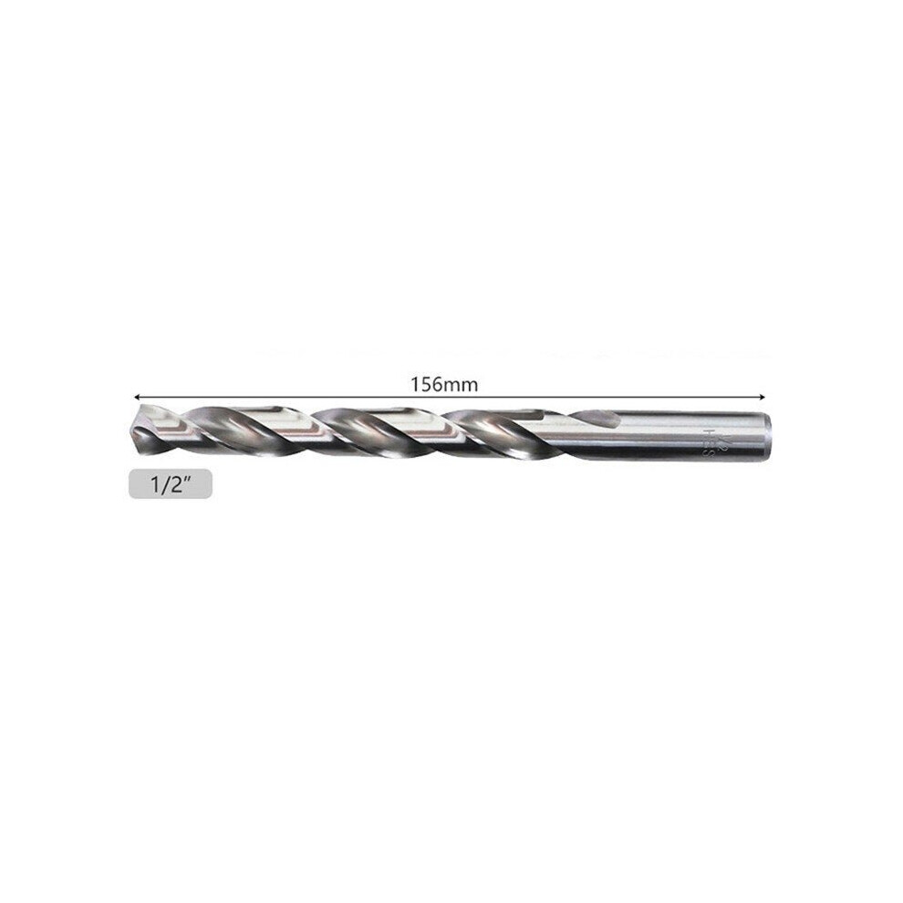 (1/2 Inch) Hss Imperial Twist Bevel Drill Bit With Limited Ring And Hex Wrench 6112211948959