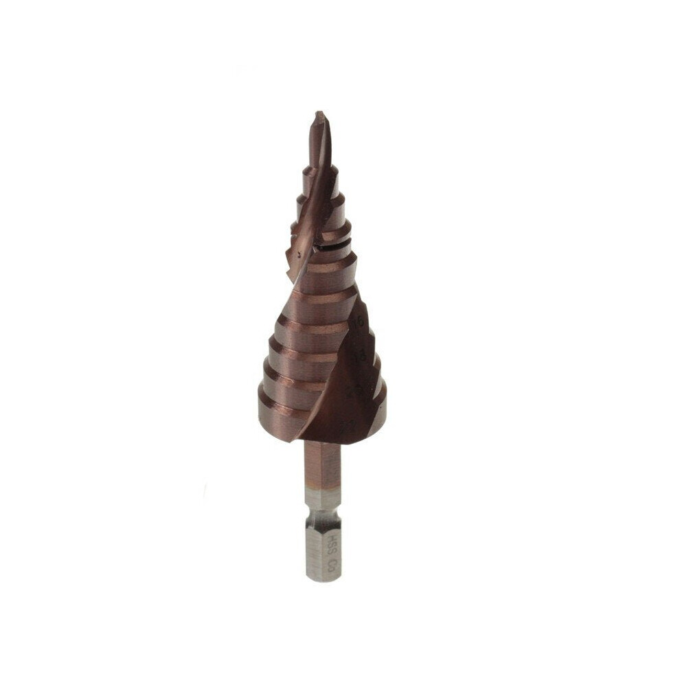 (4-22Mm) Hss Triangle Shank Step Drill Bit Hole Cutter 3-12/4-12/4-22/6-24Mm 6112211931678