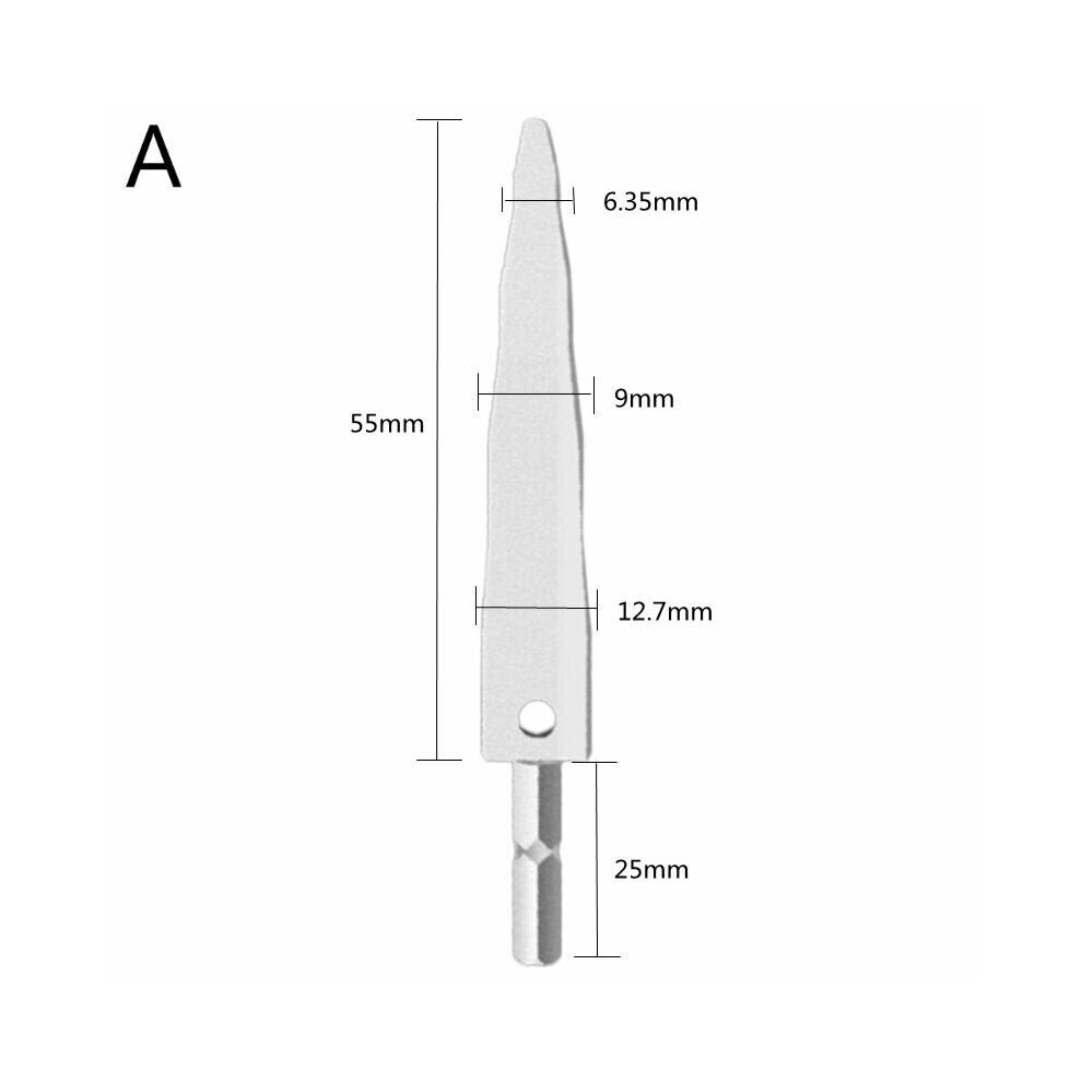 (6.35-9-12.7Mm) Electric Tube Copper-Aluminum Tube Expanding Hole Reamer Bit Quick Tube Expanding Tool 3654659105271