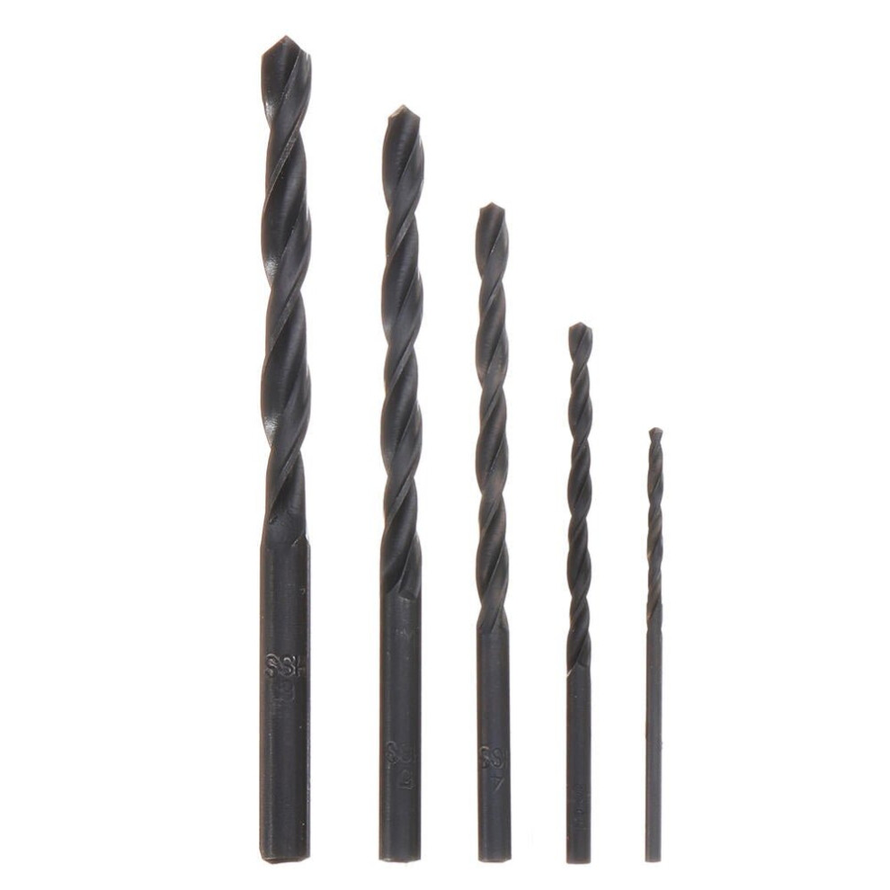 Upgrade 2-6mm 5Pcs HSS-CO Cobalt Twist Drill Bits For Bosch Dremel Rotary Tool