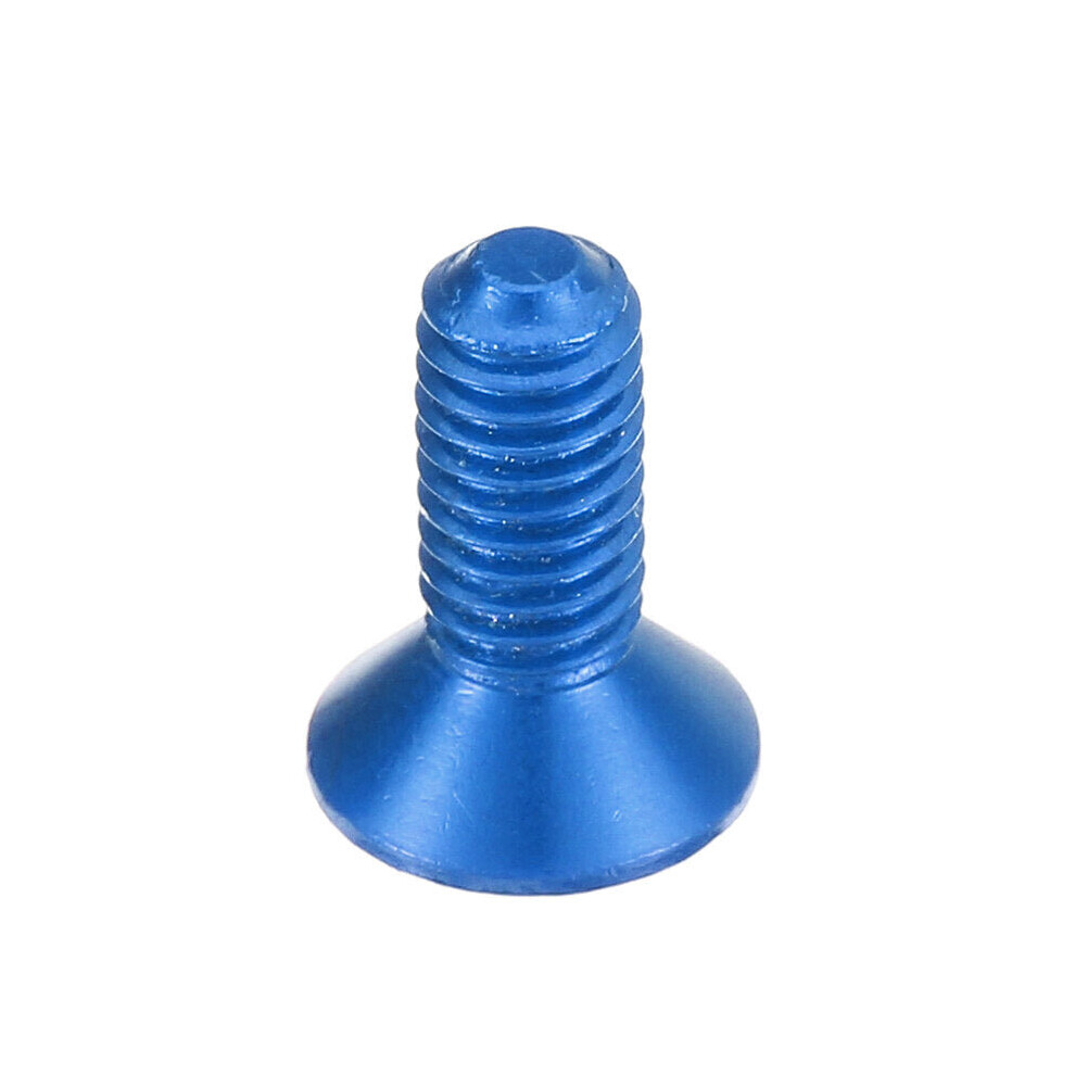 (Royal) 10pcs M3x10mm Countersunk Hex Socket Screw 7075 Aluminum Alloy Flat Head Metric