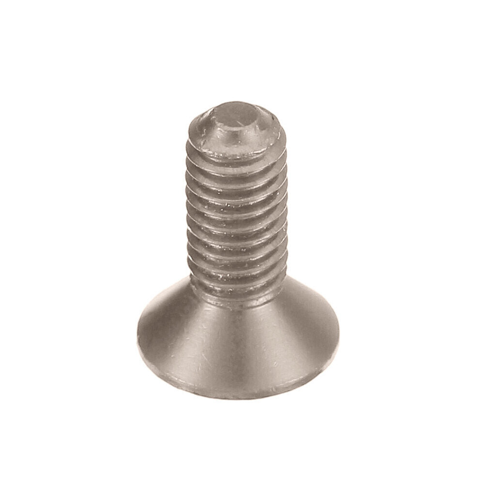 (Grey) 10Pcs M3x10mm Countersunk Hex Socket Screw 7075 Aluminum Alloy Flat Head Metric 6112212020135