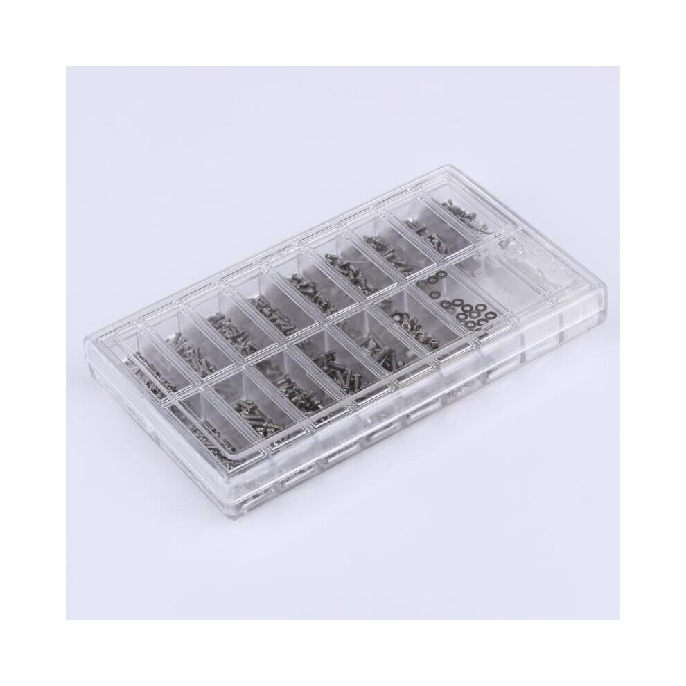 1000Pcs Glasses Sunglasses Spectacles Watch Tiny Screws Nut Assortment Repair Tool Kit Stainless Steel Small Screws 3654659459534