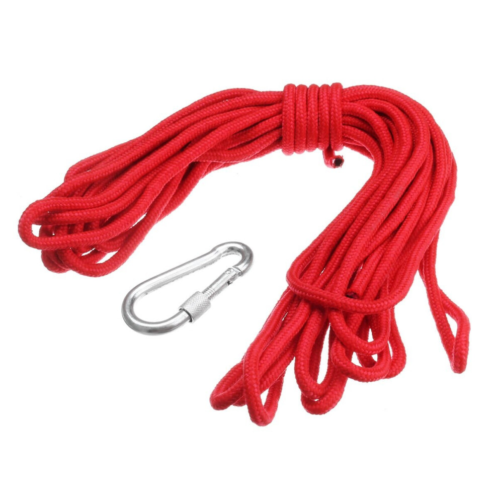 20M Rope With Hook For Neodymium Recovery Salvage Magnet Hanging 3654659401656