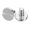 10pcs 8mm Sliver Chicago Screw Round Flat Head Stud Rivet Leather Decoration Bookbinding 2