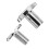 10pcs 8mm Sliver Chicago Screw Round Flat Head Stud Rivet Leather Decoration Bookbinding 4
