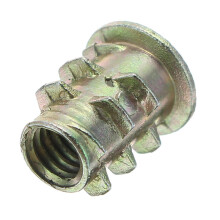 (10mm) 50Pcs M4ZN1 M4 Zinc Alloy Wood Furniture Hex Socket Drive Head Screw-in Threaded Insert Nut