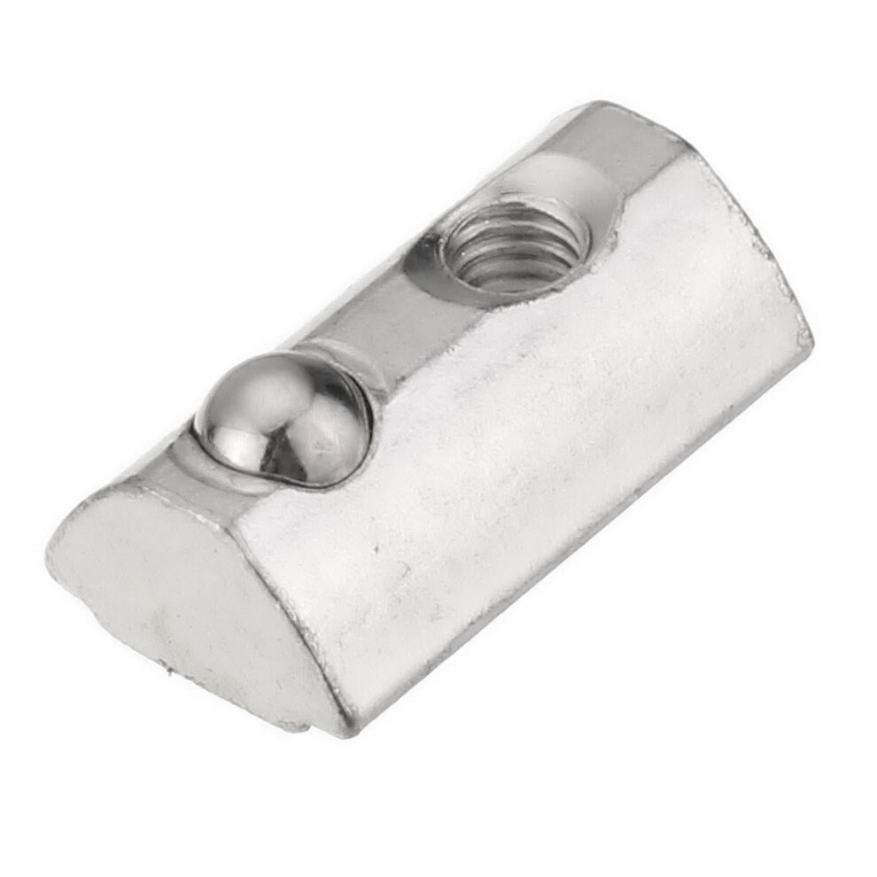 (M4) 50Pcs 20 Series Elastic Nut Round Roll T Slot Spring For Aluminum Profile-Ppt 3654659393524