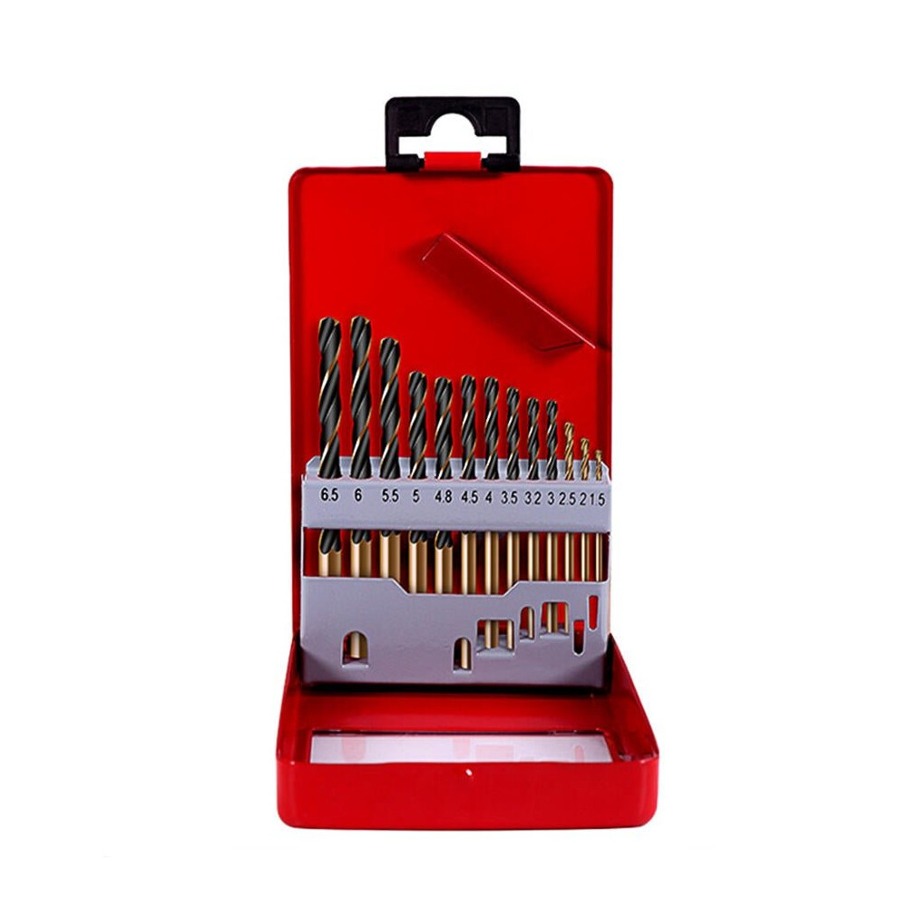 13pcs 1.5-6.5mm HSS Cobalt Twist Drill Bit Set for Metal Power Tools Accessories