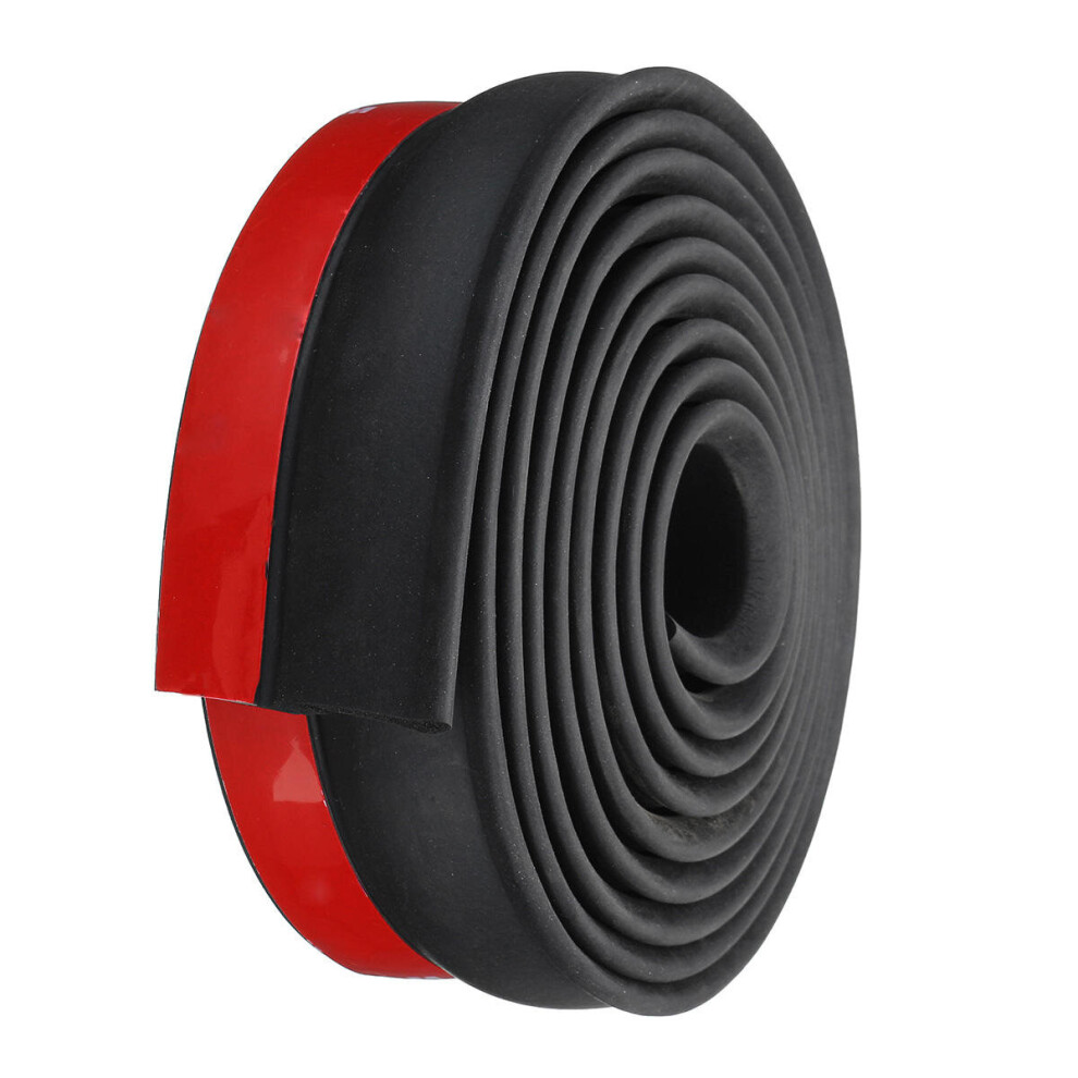 (3M) 1m/3m/7m Garage Door Bottom Weather Stripping Rubber Sealing Strip Replacement Adehesive