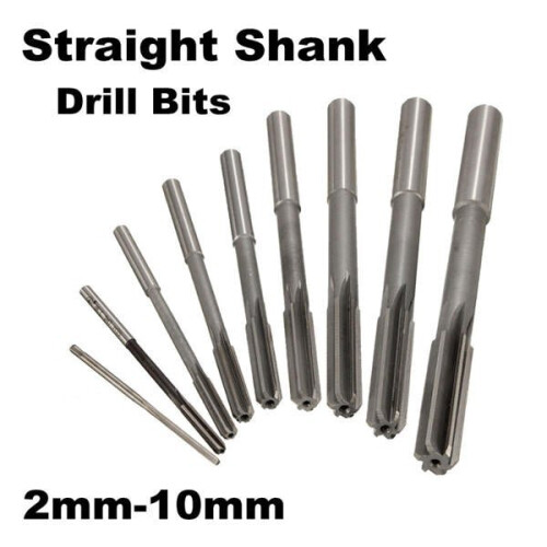 (7mm) HSS Straight Shank Machine Reamer H7 Drill Bit 2/3/4/5/6/7/8/9/10mm 2
