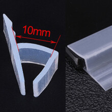 (10mm) 1M h-Shape Bath Shower Screen Door Window Water Sealing Strip Straight 6/8/10/12mm