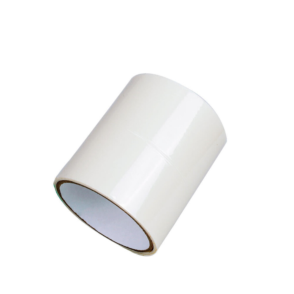 (White) 150X30cm Pvc Black/White Super Fix Strong Waterproof Adhesive Tape Pipe Repair Tape Self Fixable Tape Stop Leak Seal Insulating Tape 3654659439826