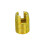 50Pcs/Set Carbon Steel M3-M12 Insert Self-tapping Thread Slotted Screw Thread Inserts Thread Nut Repair Kit 10