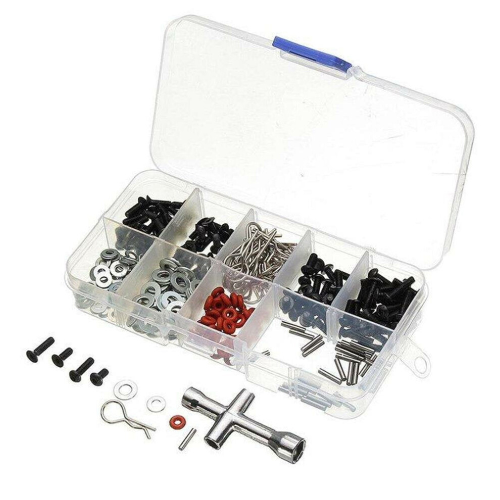 270PCS Boxed Screw Hex Wrench Repair Tool Kit RC Screw Car Accessories Collection Box Tools Box And Screw Hex Wrench