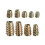 5Pcs M4x10mm Hex Drive Screw In Threaded Insert For Wood Type E 1