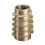 5Pcs M10x25mm Hex Drive Screw In Threaded Insert For Wood Type E 1