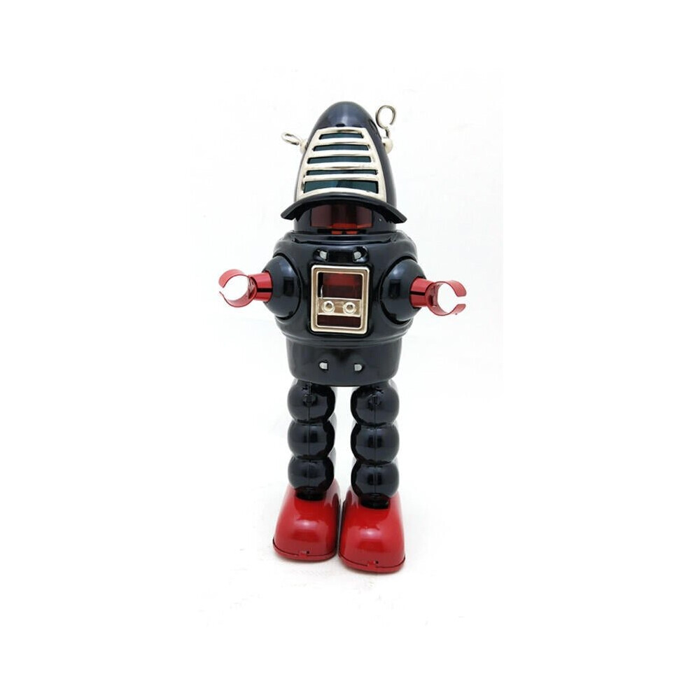 Classic Vintage Clockwork Wind Up Large Robot Photography Children Kids Tin Toys With Key