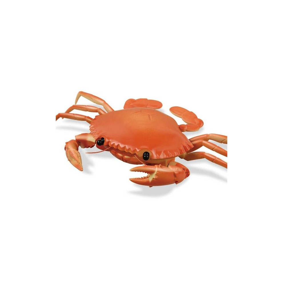 (Orange) Infrared Remote Control Crab Simulation RC Animal Toy 9995