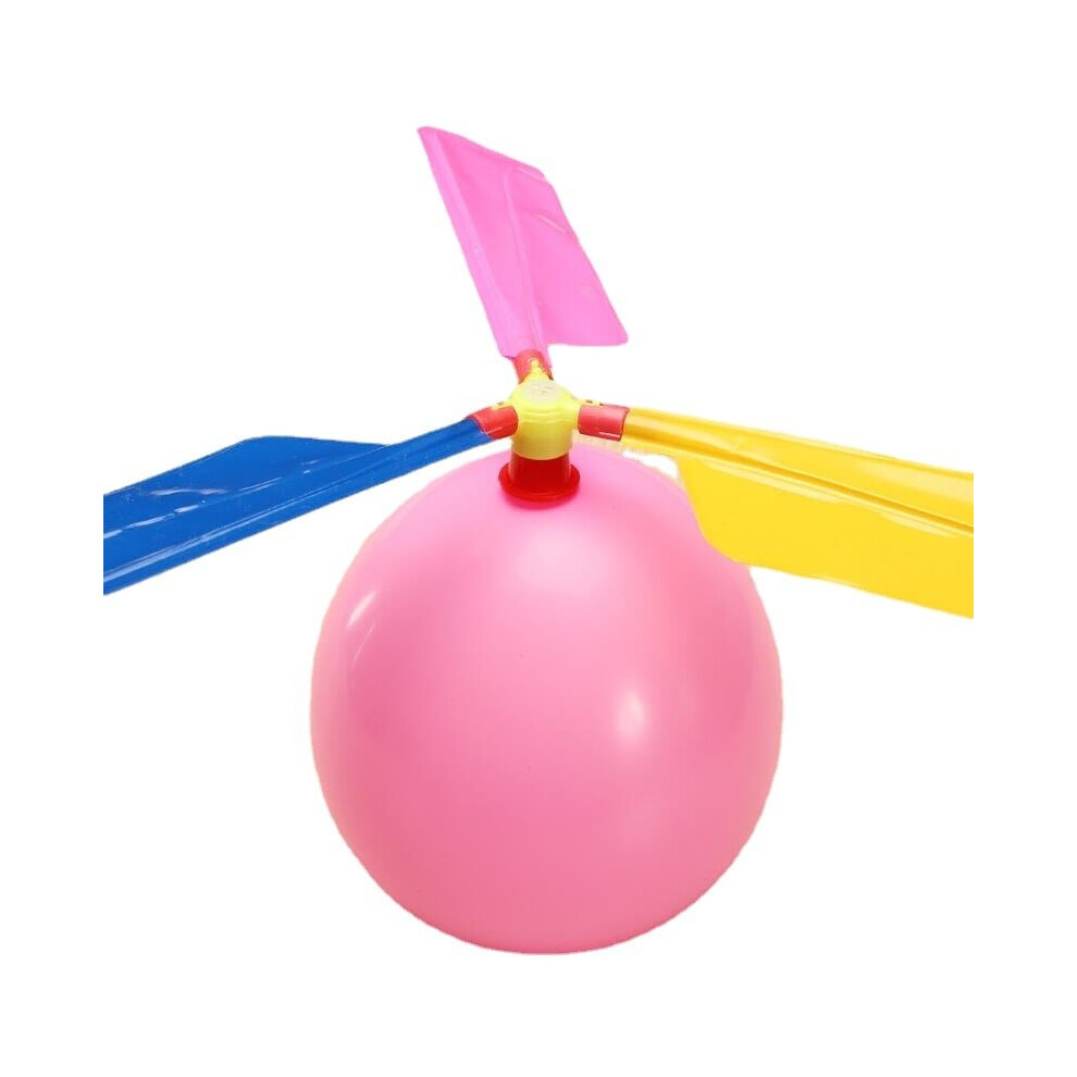 Colorful Traditional Classic Balloon Helicopter Portable Flying Toy