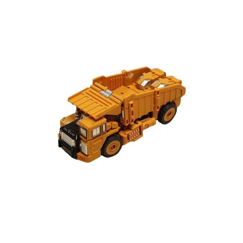 (Transporter) Metal Truck Hercules 5 In 1 Combination Robot Excavator Crane Vehicle Transformable Toys