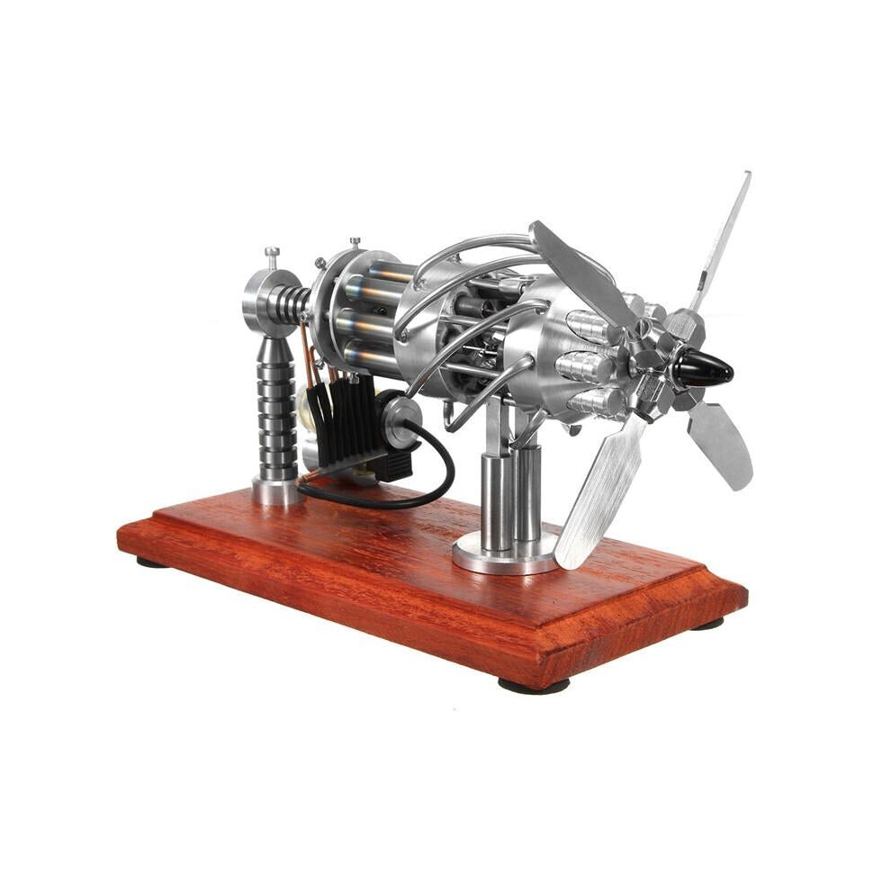 16 Cylinder Hot Air Stirling Engine Motor Model Creative Motor Engine Toy Engine