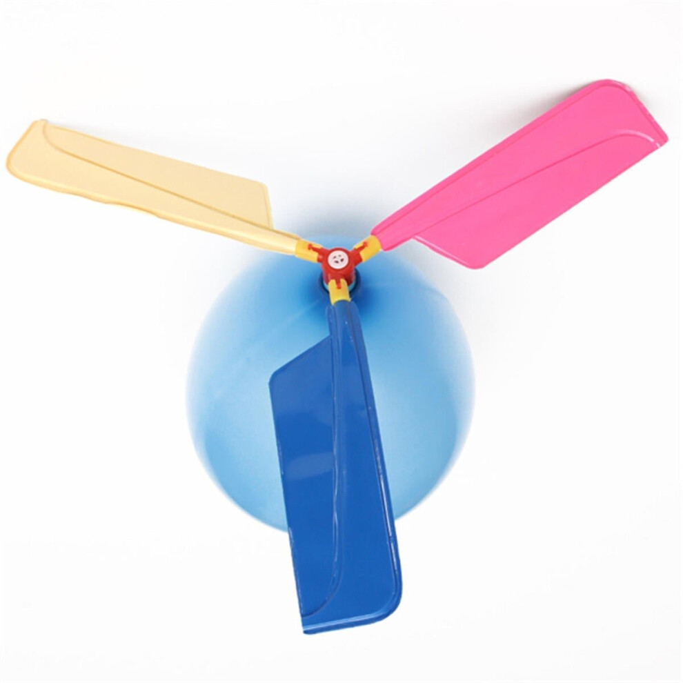 5Pcs Colorful Traditional Classic Balloon Helicopter Portable Flying Toy