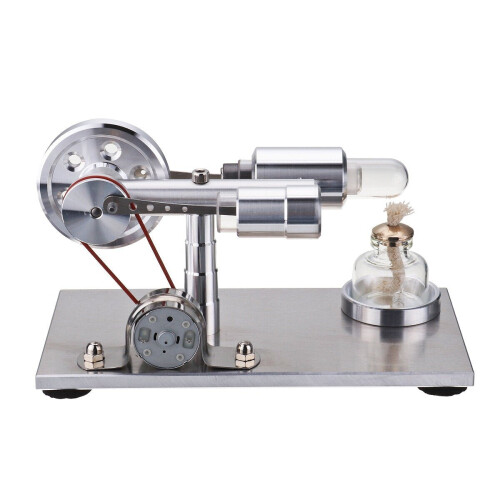 Hot Air Stirling Engine Model Generator STEAM DIY Physics Science Experiment Kit 1