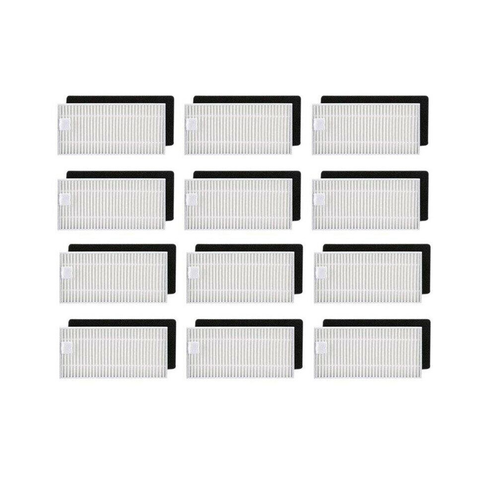 12pcs HEPA Filters Replacements for Ecovacs Deebot N79 N79S Vacuum Cleaner Parts Accessories