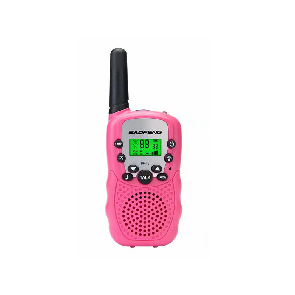 Photos - Radio / Clock GreenZech  2Pcs Radio Walkie Talkie UHF462-467MHz 8 Channel Two-Way Radio Transceiver Built-in Flashlight 5 Color for Choice (Pink)