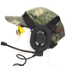 (Black) Tactical Bowman Elite II Headset Earphone For Z-TAC Bowman Unilateral Headphone Airsoft Accessories