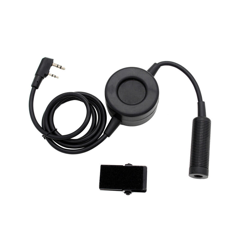 PTT TCI Walkie Talkie Headset Waterproof Round PTT Microphone for Walkie Talkie Motorola Kenwood TYT F8 BAOFENG 5R Radio