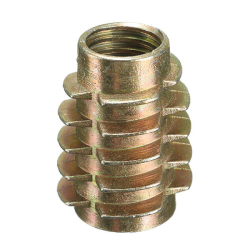 5Pcs M8x20mm Hex Drive Screw In Threaded Insert For Wood Type E 1
