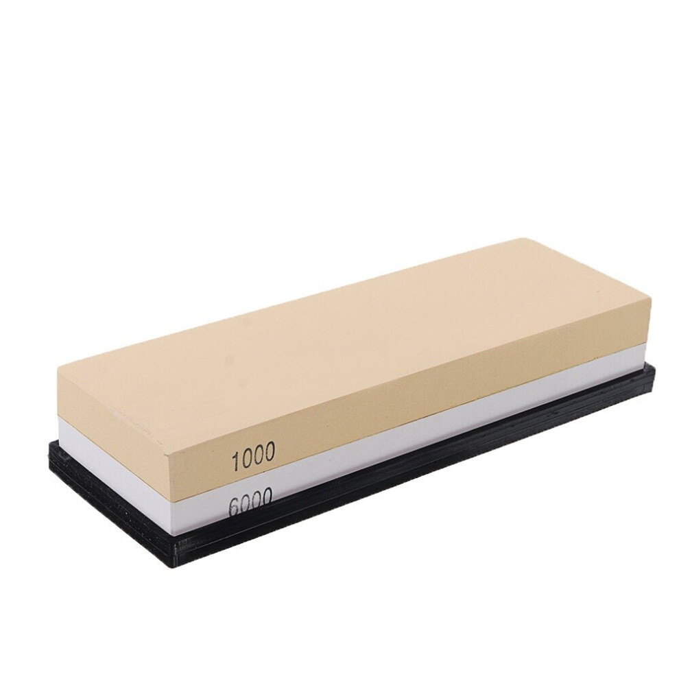 (4# Yellow) 2 In 1 Sharpening Stone Whetstones Blade Sharpen Stones Waterstones Wetstones Wet Stones Blade Sharpener Stones Set 6112211859323