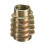 5Pcs M8x20mm Hex Drive Screw In Threaded Insert For Wood Type E 1
