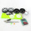 (Green) DIY Solar Powered Car Physics Experiment Science and Technology Puzzle Toy Kit 4