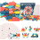 180 Pcs Colorful Creative Multi-Shape Puzzle Develop Thinking Ability Educational Toy with Bag for Kids Gift 7