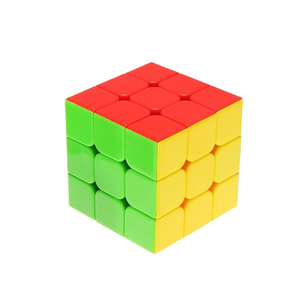 Classic Magic Cube Toys 3x3x3 PVC Sticker Block Puzzle Speed Cube Sugar Color