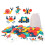 180 Pcs Colorful Creative Multi-Shape Puzzle Develop Thinking Ability Educational Toy with Bag for Kids Gift 8