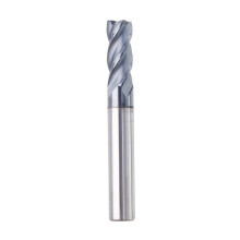 (6mm) 1-10mm HRC55 TiAlN 4 Flutes End Mill Cutter Tungsten Carbide Milling Cutter CNC Tool