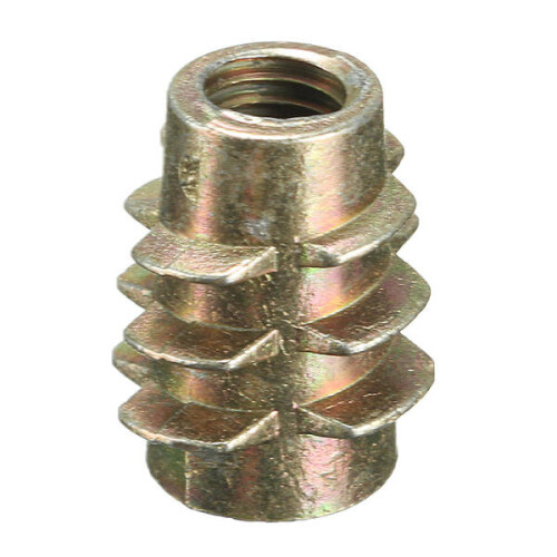 5Pcs M5x13mm Hex Drive Screw In Threaded Insert For Wood Type E 1