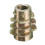 5Pcs M5x13mm Hex Drive Screw In Threaded Insert For Wood Type E 4
