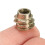 5Pcs M6x10mm Hex Drive Screw In Threaded Insert For Wood Type E 4